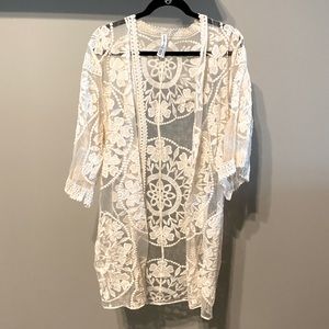 Lace Kimono Cover-up